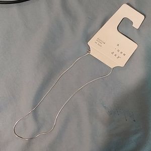 16 inch sterling silver necklace